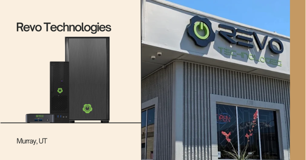 store front of revo technologies