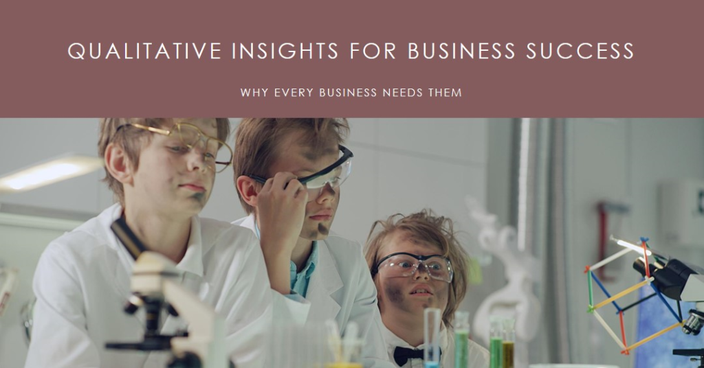 Business professionals analyzing qualitative data